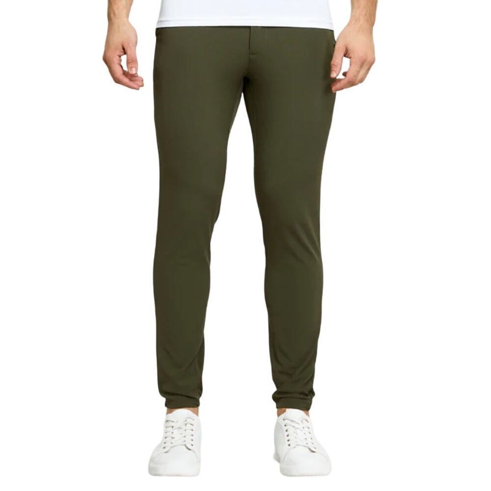 Tailored Athlete Everyday Tech Trouser in Khaki Green, Size XL​​​​